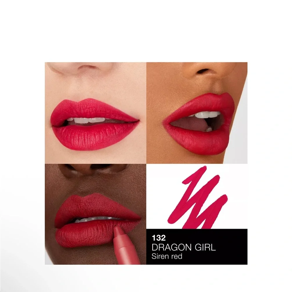 NWT NARS Powermatte High-Intensity Lip Pencil - Dragon Girl (red) - size 2.4g